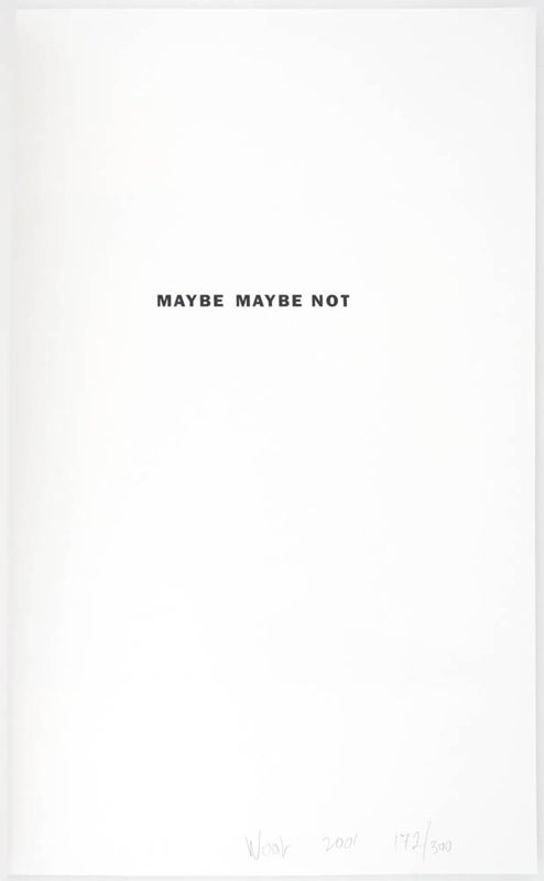 Maybe Maybe Not (Signed Limited Edition).