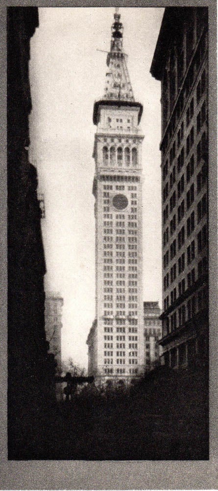 Item #15682 The Metropolitan Tower: Photogravure from Alvin Langdon Coburn's New York. Alvin Langdon Coburn.