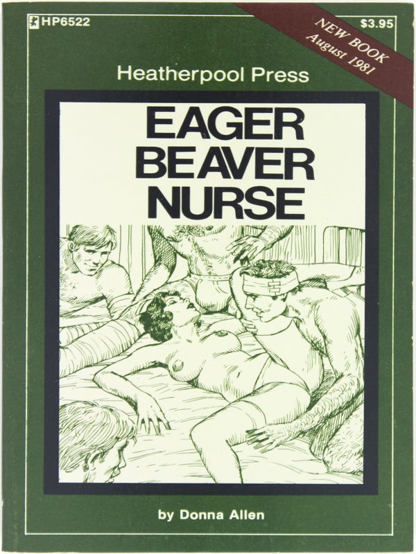 Collection of Pornographic Nurse Pulp Novels.