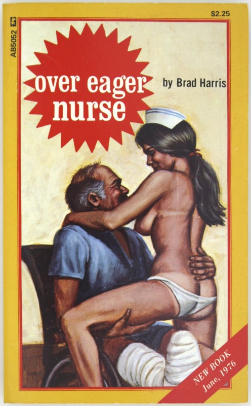Collection of Pornographic Nurse Pulp Novels.
