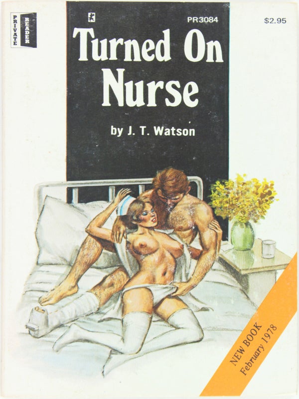 Collection of Pornographic Nurse Pulp Novels.
