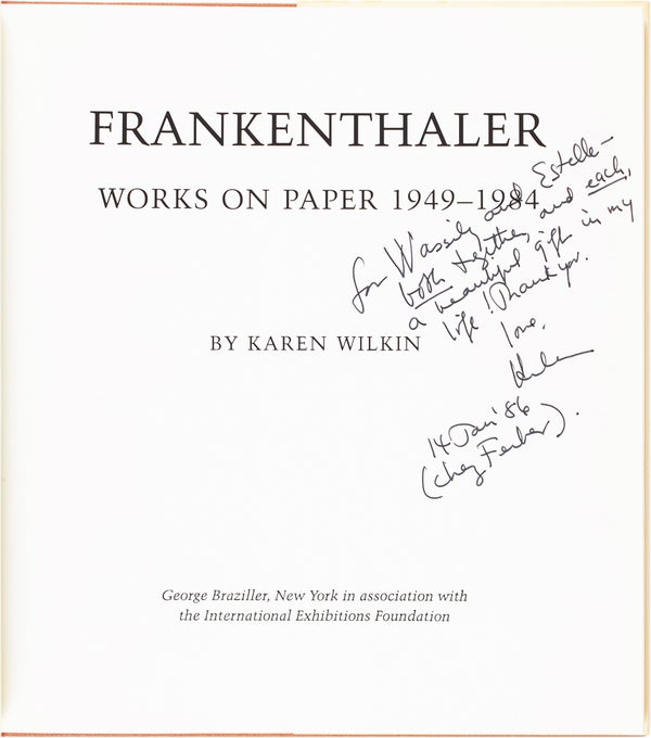 Frankenthaler: Works on Paper 1949-1984.