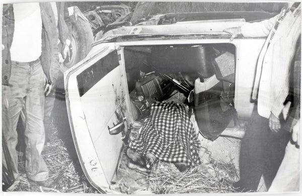 Item #18050 Untitled (Car Crash). Car Crash, Gordon Peters