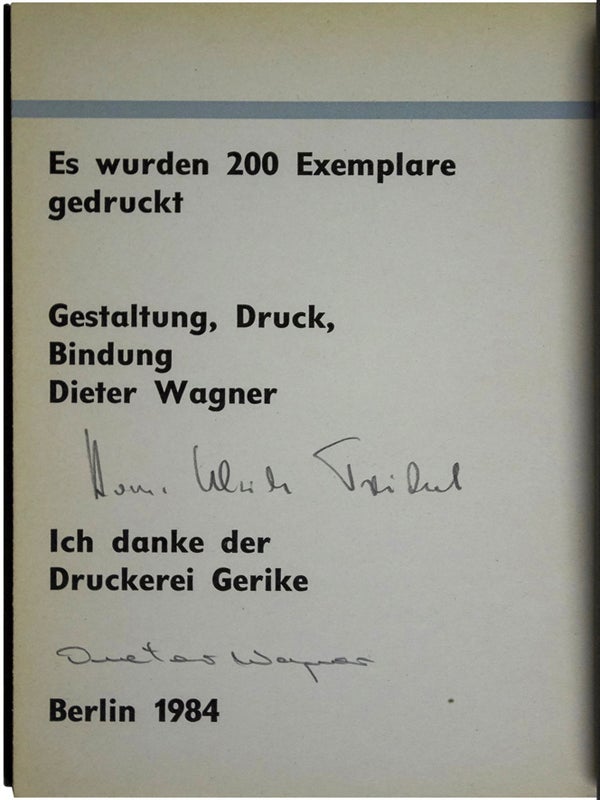 Aus der Zeit des Schweigens. Neun Lieder für Arthur Rimbaud. Ein Oratorium.