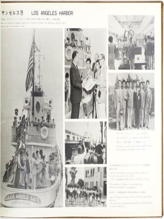 A Commemorative Album of Nagoya's High School Students Band Dispatched to Los Angeles.