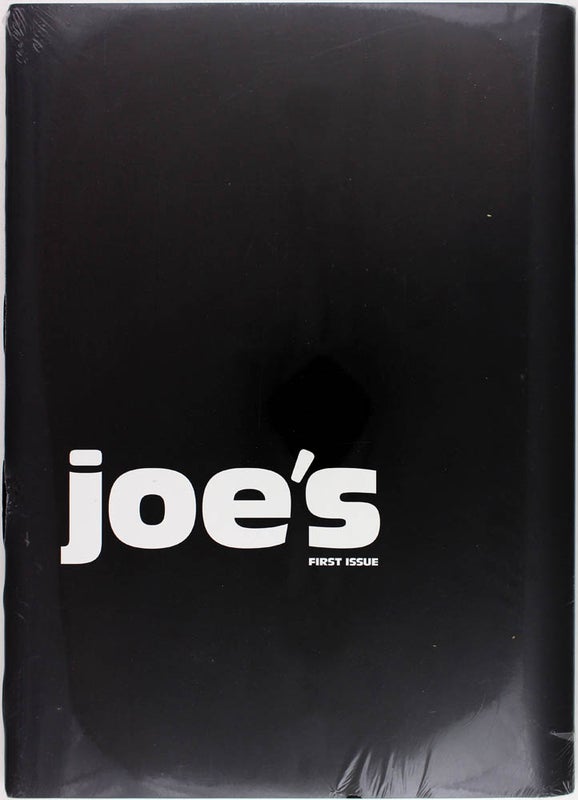 Joe's: First Issue and Second Issue.