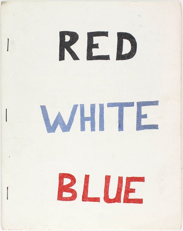 Item #20656 Red White Blue. John Rowan
