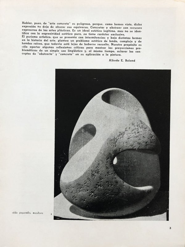 Arte Nuevo, Boletin de la Asociación Arte Nuevo, Issue 4.