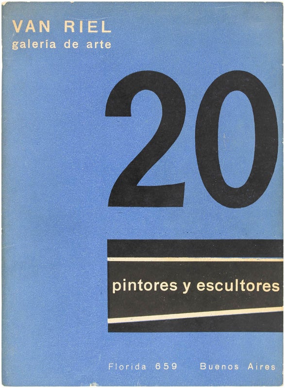 Item #21826 20 Pintores y Escultores. Ernesto B. Rodriguez