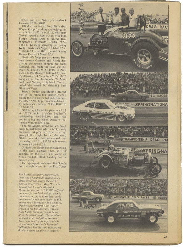 The Archive of a Champion Drag Racer.