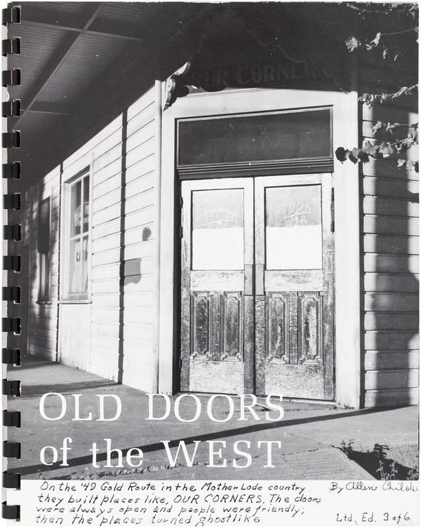 Item #23288 Old Doors of the West. Allen Chilole
