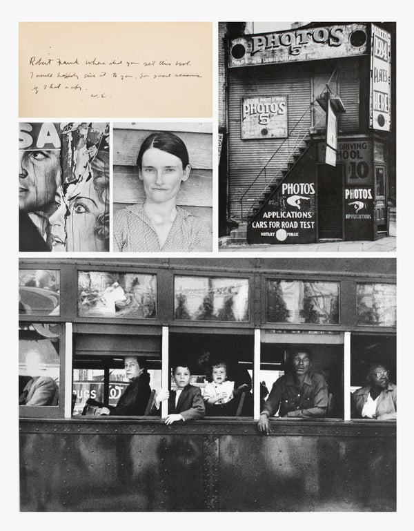 Item #23347 American Photographs (Robert Frank's Copy, Inscribed by Evans). Walker Evans, Robert...
