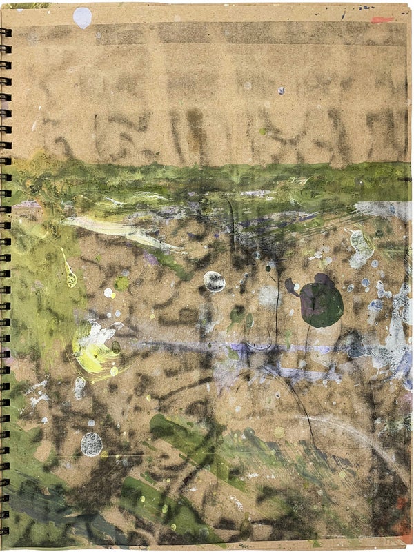(Untitled) (Unique Painted Artist's Book).