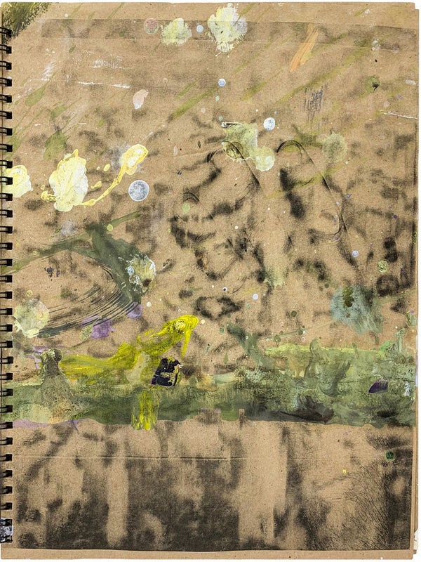 (Untitled) (Unique Painted Artist's Book).