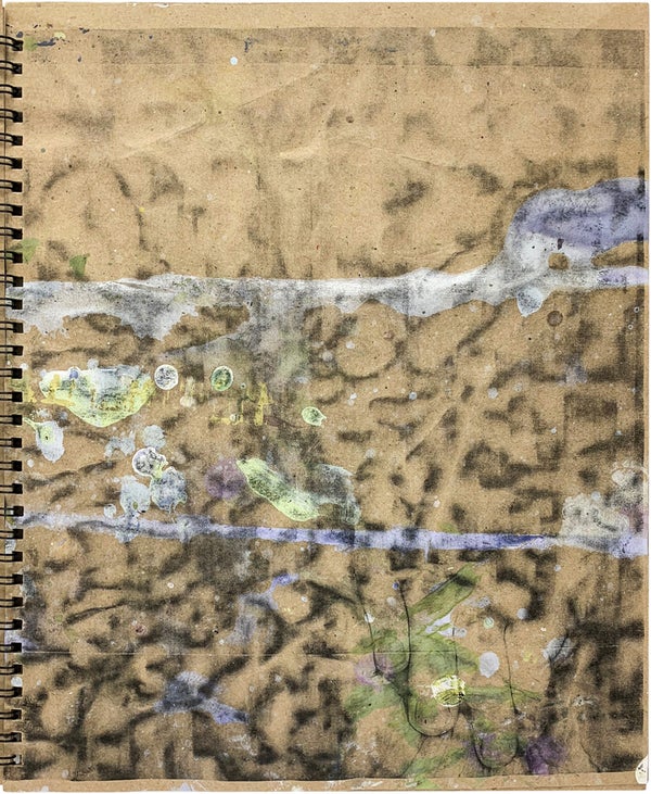(Untitled) (Unique Painted Artist's Book).