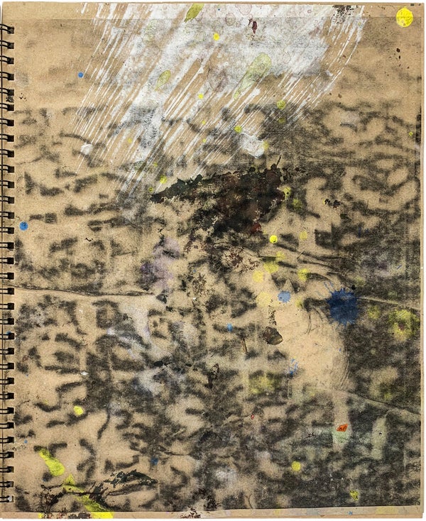 (Untitled) (Unique Painted Artist's Book).