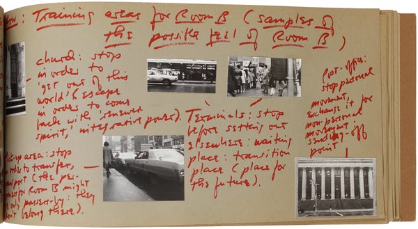 Behavior Fields - Transaction Arenas - Training Grounds - Maneuver Positions: Notes on the Development of a Show (Sonnabend, New York; January 15-29, 1972), Notes Toward Performing a Gallery Space (Signed Limited Edition).