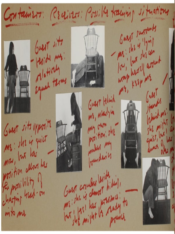 Notes on the Development of a Show (Sonnabend, New York; January 15-29, 1972) / Notes Toward Performing a Gallery Space (Signed with Announcement Card).