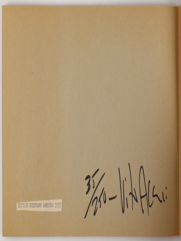 Notes on the Development of a Show (Sonnabend, New York; January 15-29, 1972) / Notes Toward Performing a Gallery Space (Signed with Announcement Card).