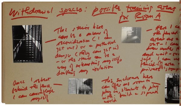 Notes on the Development of a Show (Sonnabend, New York; January 15-29, 1972) / Notes Toward Performing a Gallery Space (Signed with Announcement Card).