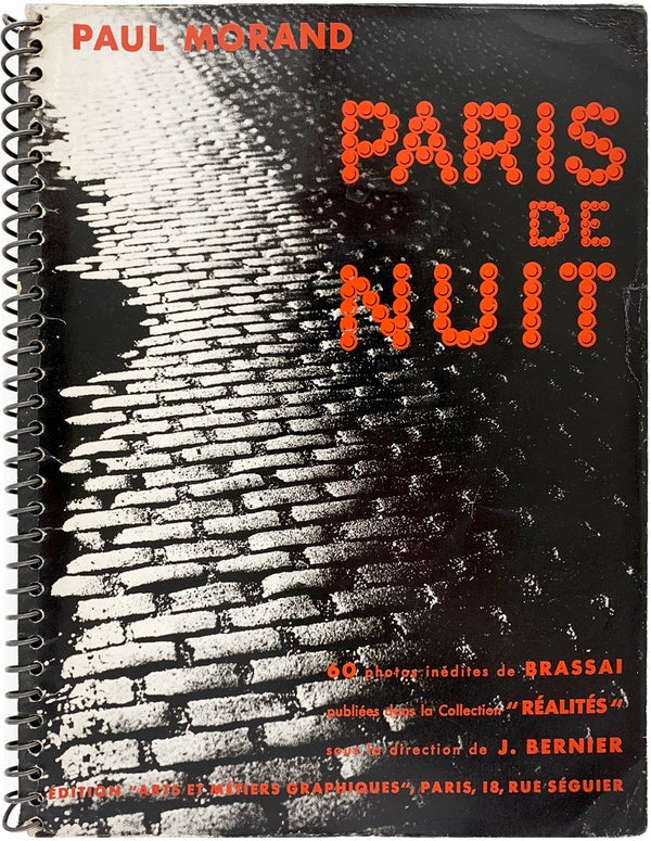 Item #24590 Paris de Nuit. Brassai, Paul Morand