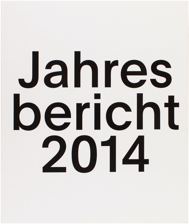 Item #24893 WG 3031 / Ringier Jahresbericht 2014 (Ringier Annual Report 2014) (Artists' Book). Wade Guyton.