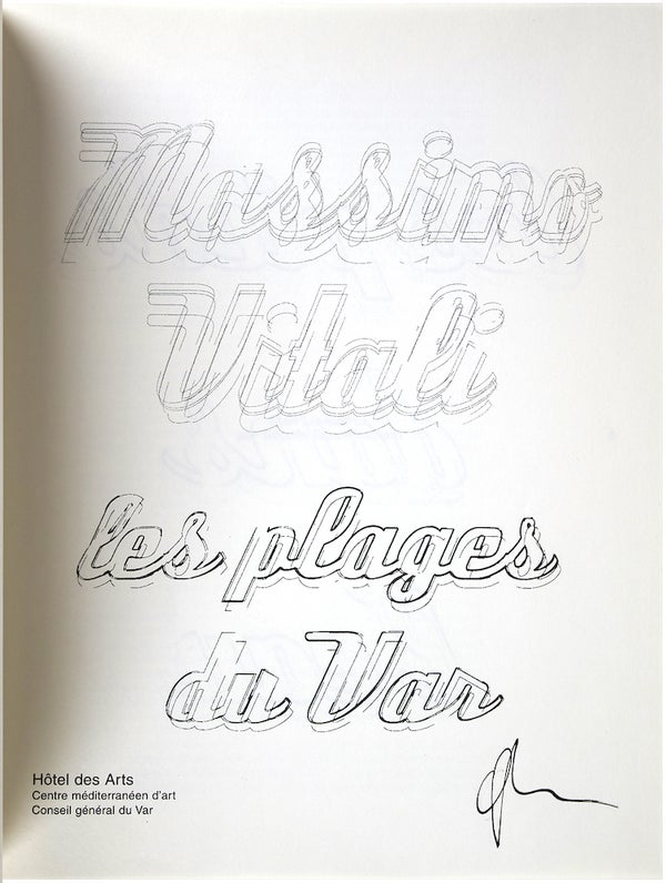 Les Plages du Var: Les Pieds dans L'eau (Signed Limited Edition).