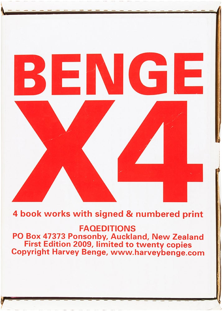 Item #25317 X4 (Signed Limited Edition with Print). Harvey Benge.