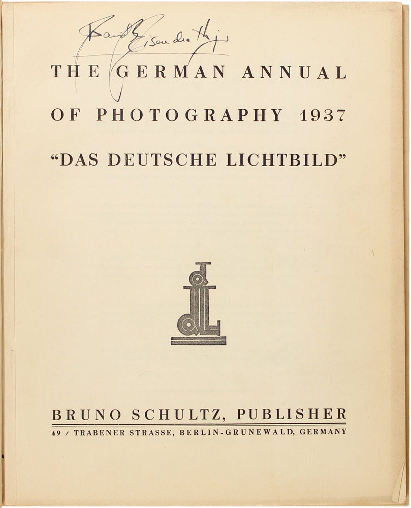Das Deutsche Lichtbild 1937 | Bruno Schultz, Publisher