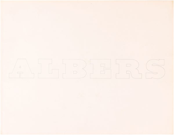 Item #25641 New Paintings by Josef Albers. Josef Albers