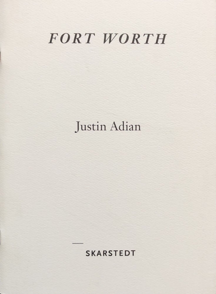 Item #25672 Fort Worth (Signed). Justin Adian.