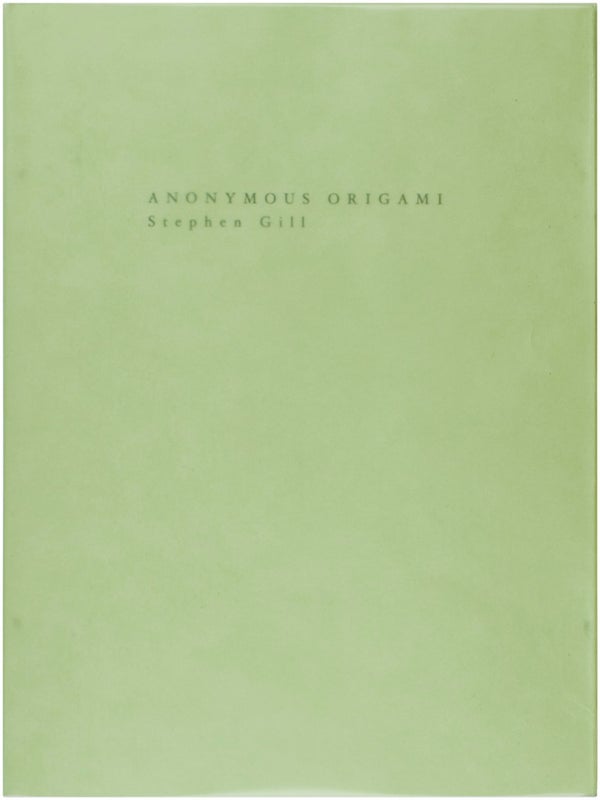 Anonymous Origami (Signed Limited Edition with Print).