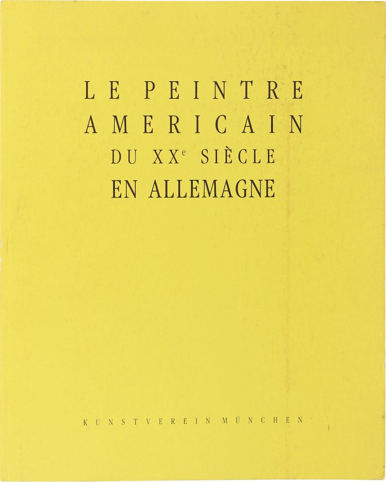 Item #26256 Le Peintre Americain du XXe Siècle en Allemagne (Signed Presentation Copy w/ Drawing). George Condo.