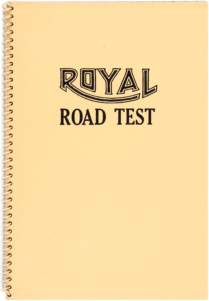 Item #26448 Royal Road Test. Edward Ruscha, Mason Williams, Patrick Blackwell.