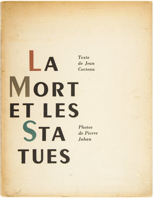 Item #26663 La Mort et Les Statues. Pierre Jahan, Jean Cocteau