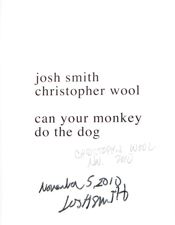 Can Your Monkey Do the Dog (Signed).