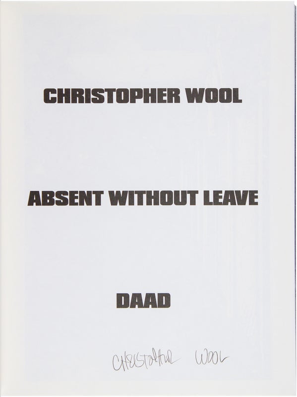 Absent Without Leave (Signed First Edition).