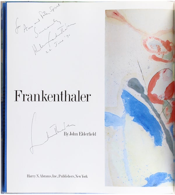 Frankenthaler (Signed).