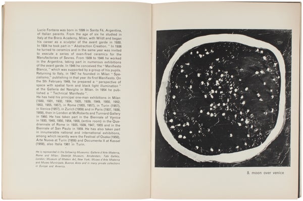 Lucio Fontana: Ten Paintings Of Venice.