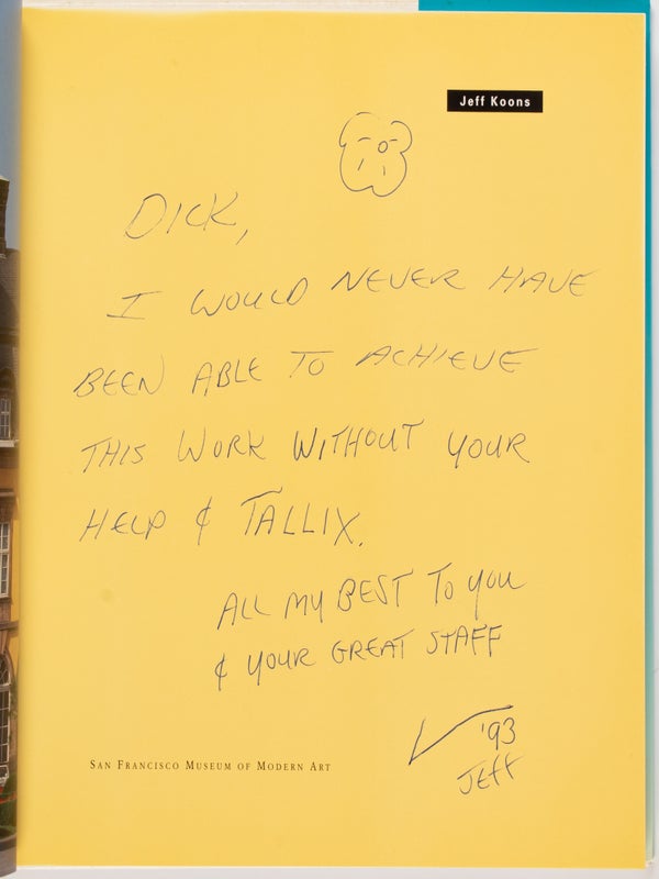 Jeff Koons (Signed Association Copy).