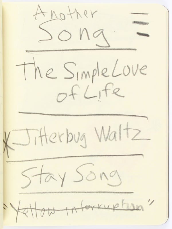 Stanley Whitney: Sketchbook (Signed).