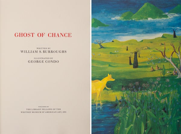Item #28169 Ghost of Chance. George Condo, William S. Burroughs