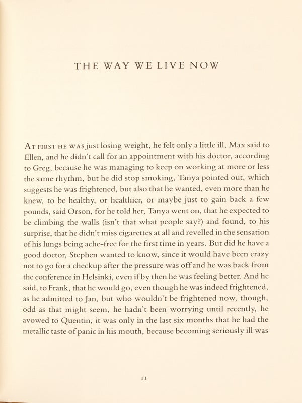 The Way We Live Now (Deluxe Edition with Hand-Painted Jacket).