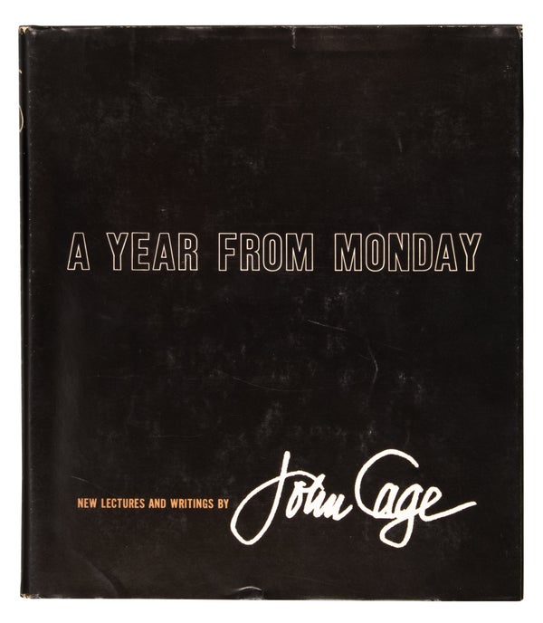 Item #28532 A Year from Monday: New Lectures and Writings by John Cage. John Cage