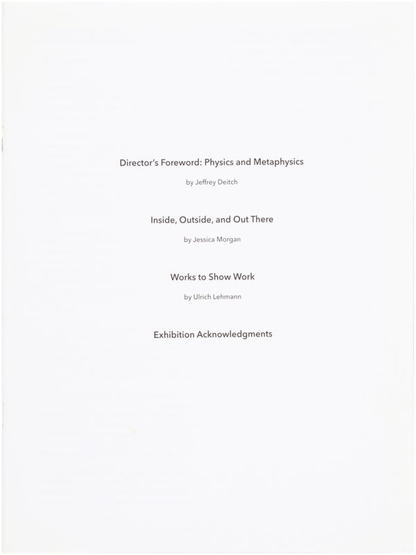 Urs Fischer (with Original Artwork to Cover).