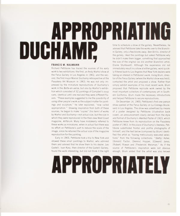 Richard Pettibone: A Retrospective.