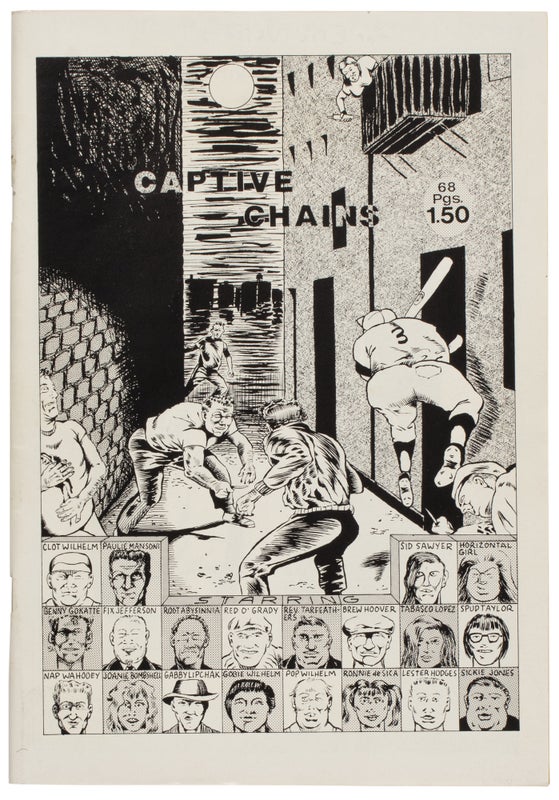 Item #28691 Captive Chains (Inscribed Copy). Raymond Pettibon