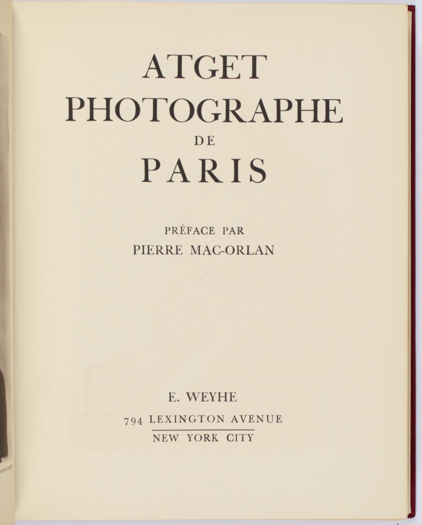 Atget: Photographe de Paris | Eugene Atget, Berenice Abbott
