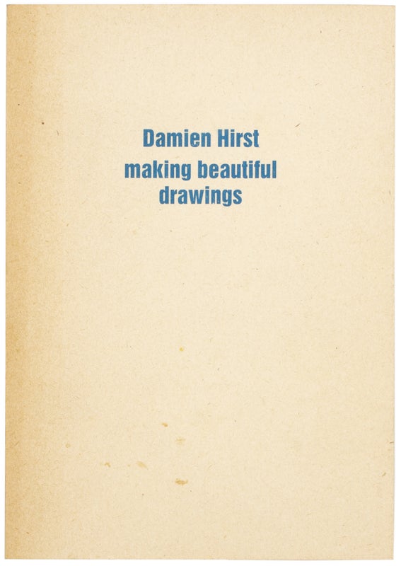 Item #28912 Making Beautiful Drawings: An Installation (Signed with Drawing). Damien Hirst