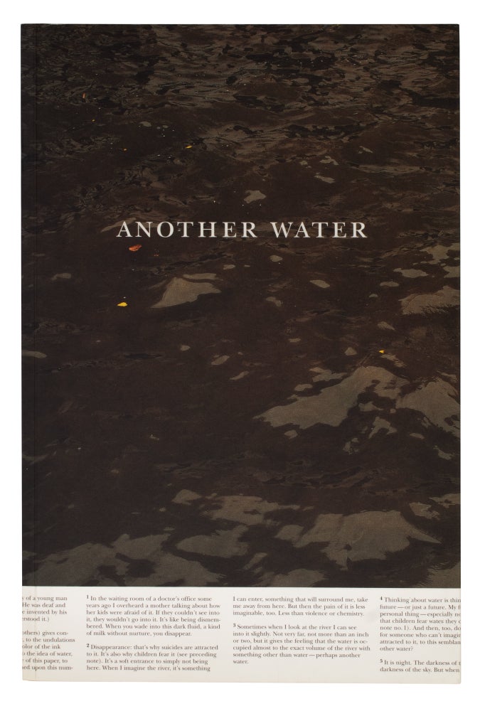 Item #29009 Another Water. (The River Thames, For Example). Roni Horn.